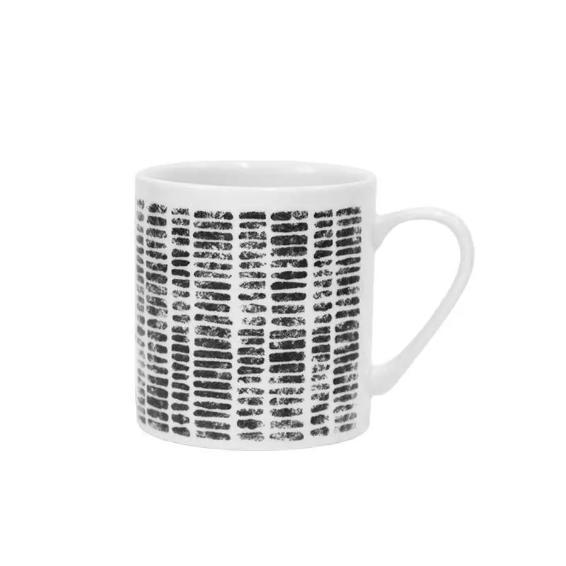 Churchill Couture Venus Black Sieni Tegel Mug – Matte Black Tile Finish, 340Ml 1