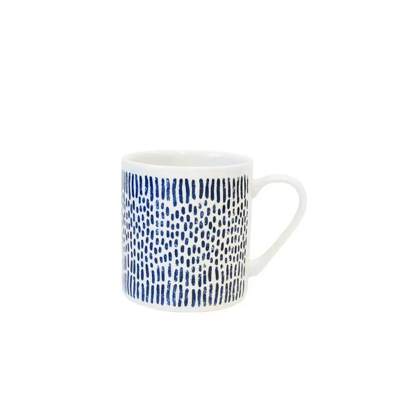 Churchill Couture Venus Blue Sieni Morse Mug – Nautical Dot Pattern, 340Ml 1