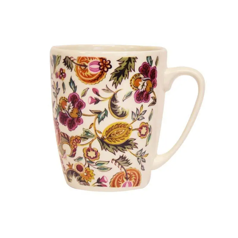 Churchill Hidden World Oak Mug – Odisha India Inspired, 400Ml Artisan Ceramic 1
