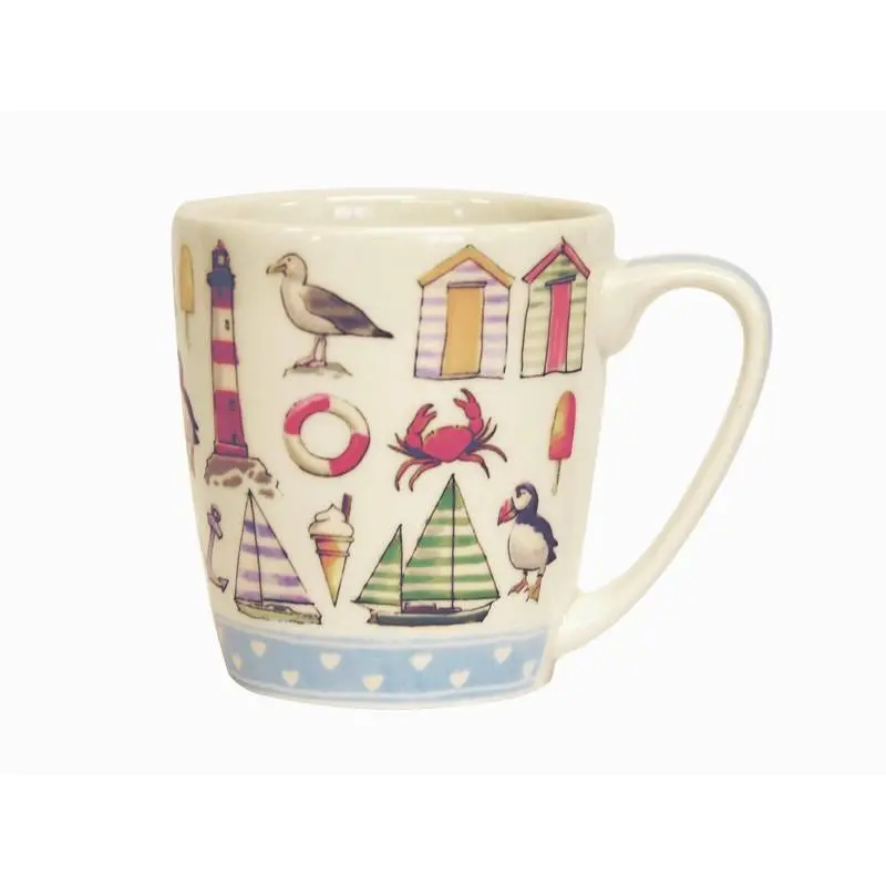 Churchill Living The Dream Acorn Mug – Beach Life Theme, 300Ml Stoneware 1