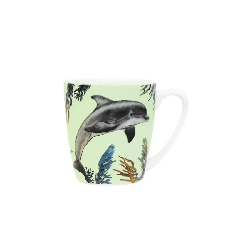 Churchill Sealife Acorn Mug – Dolphin Motif, 300Ml Playful Ocean Mug 1