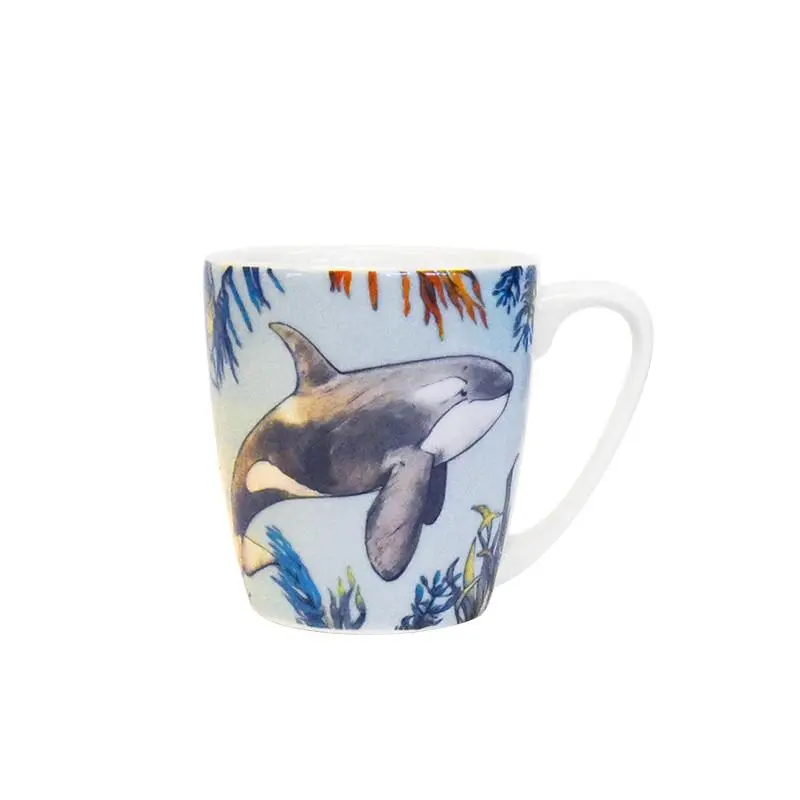 Churchill Sealife Acorn Mug – Killer Whale Art, 300Ml Marine Life Ceramic 1