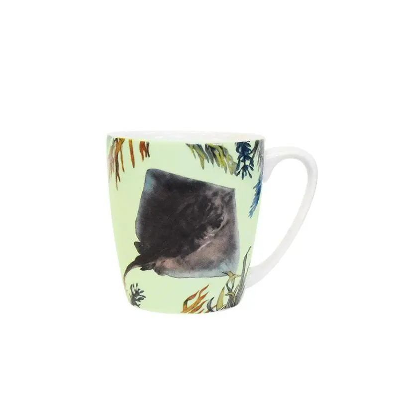 Churchill Sealife Acorn Mug – Stingray Pattern, 300Ml Coastal-Inspired Ceramic 1