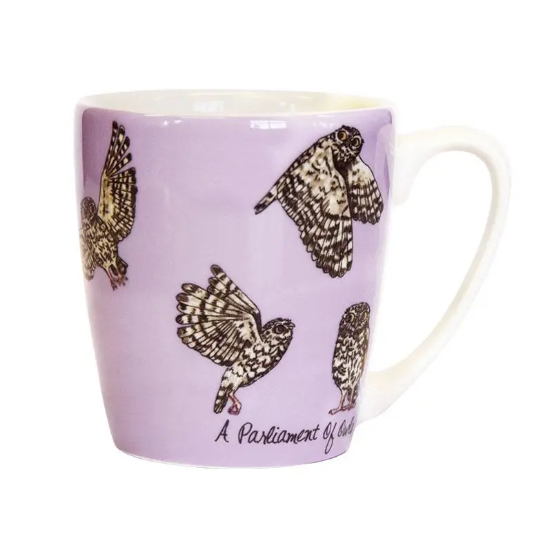 Churchill The In Crowd Acorn Mug: Owl Illustration – 300Ml Woodland Ceramic Cup 1