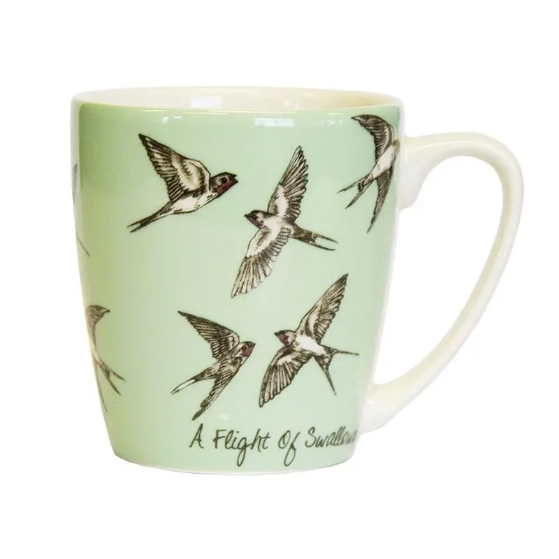 Churchill The In Crowd Acorn Mug: Swallow Artwork – 300Ml Spring-Inspired Mug 1