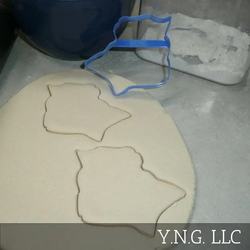 Coamo Municipal Contour Cookie Cutter – Detailed Puerto Rico Outline, Made In Usa Pr3938 1