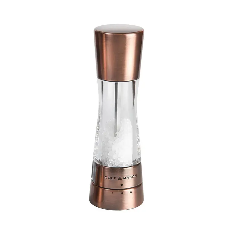 Cole & Mason Precision Salt Grinder – Copper Finish 1