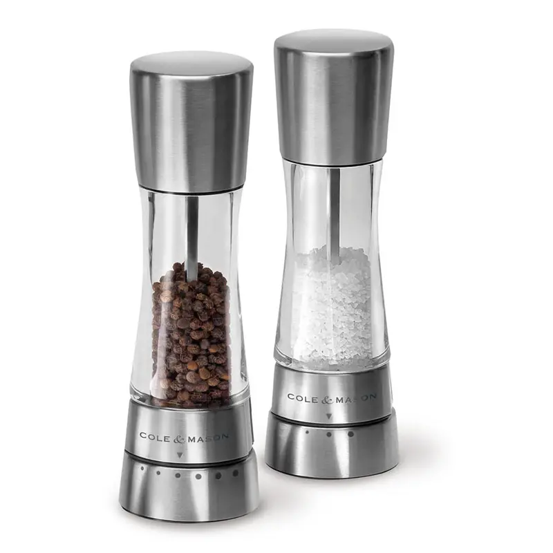 Cole & Mason Stainless Steel Salt & Pepper Mill Set 1
