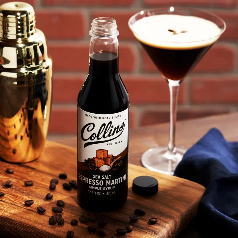 Collins Sea Salt Espresso Martini Syrup 1