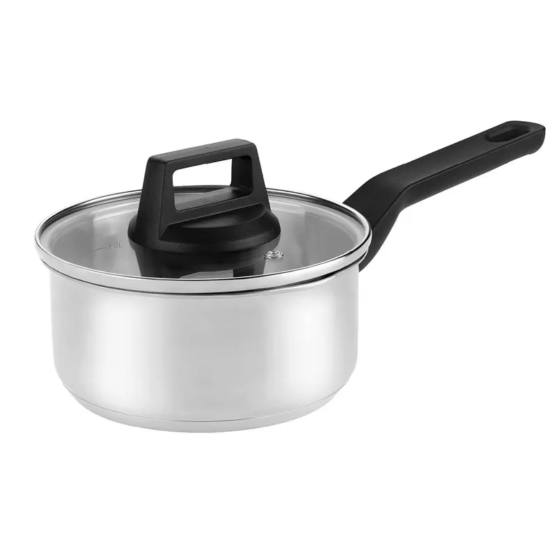 Compact Timeless Saucepan – 16Cm With Tempered Glass Lid 1
