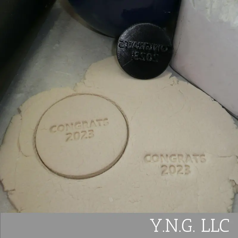 Congrats Class Of 2023 Cookie Embosser – Thoughtful Commencement Baking Accessory 1