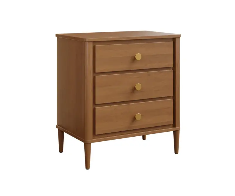 Contour 3-Drawer Bedroom Nightstand 1