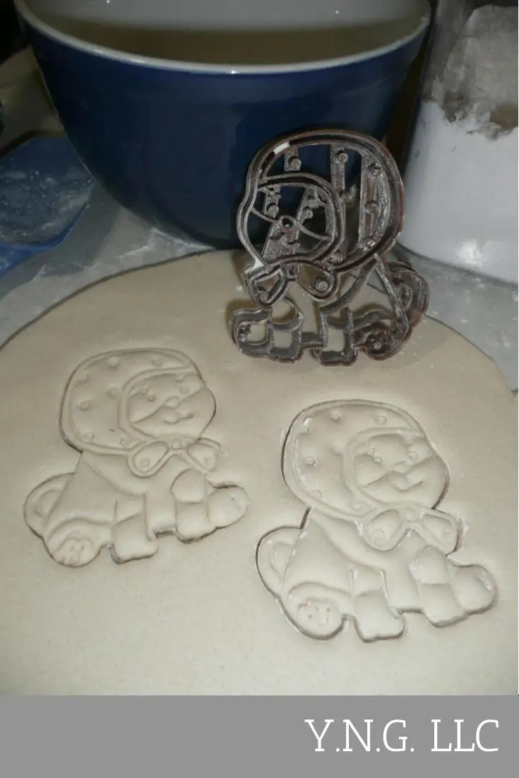 Corgi Puppy With Helmet Cookie Cutter – Adorable Breed-Themed Baking Shape, Made In Usa 1
