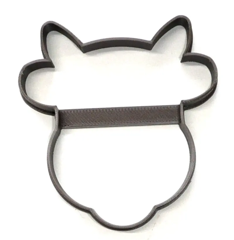 Cow Head Outline Fondant Cutter Set – 6X Farm Animal Cupcake Decor, 1.75", Usa Fd4404 1