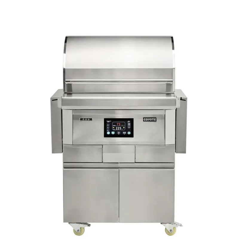 Coyote Next Gen 28-Inch Pellet Grill With Mobile Cart – C2P28-Fs 1