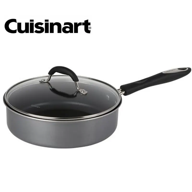Cuisinart 5533-24Svec 3-Quart Non-Stick Sauté Pan With Tempered Glass Lid 1