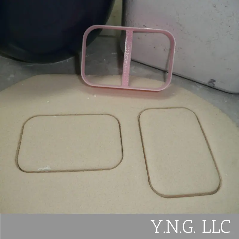 Curved Rectangle Frame Cookie Cutter – Premium Usa-Made Design (Pr5156) 1