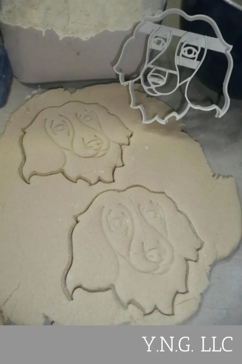 Dachshund Cookie Cutter – Long-Haired Hound Breed Face Shape (Usa Made, Pr4030) 1