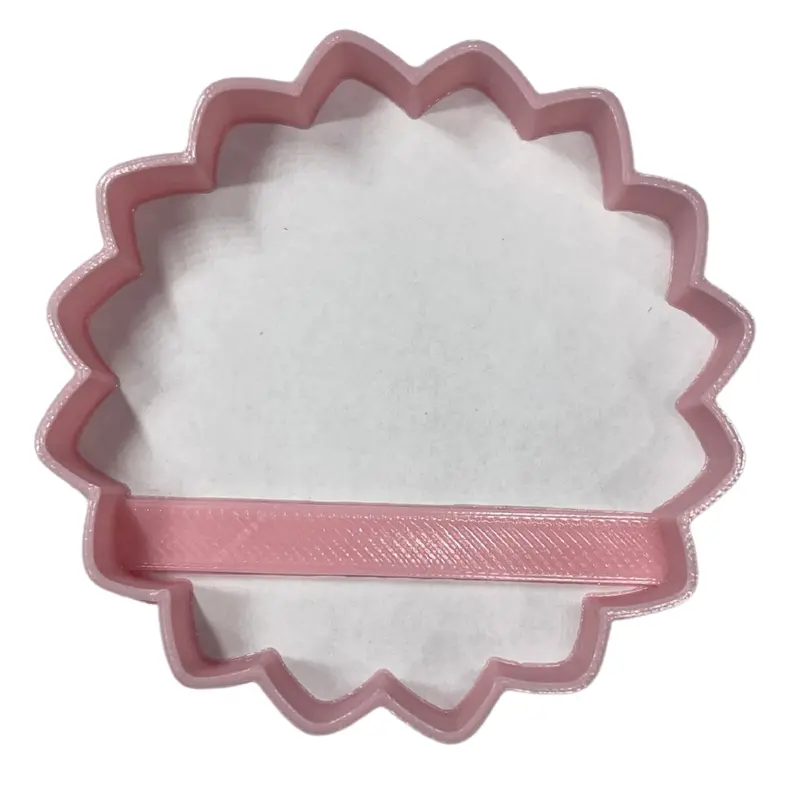 Daisy Flower Shape Fondant Cutter – 6-Pack Solid-Design Cupcake Topper Set (Fd5186) 1
