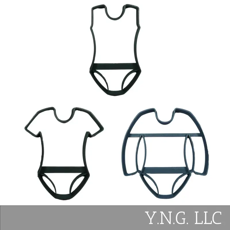 Dance & Gymnastics Cookie Cutters: Leotard, Bodysuit, And Performance Silhouette Set (3-Piece, Usa-Made) 1