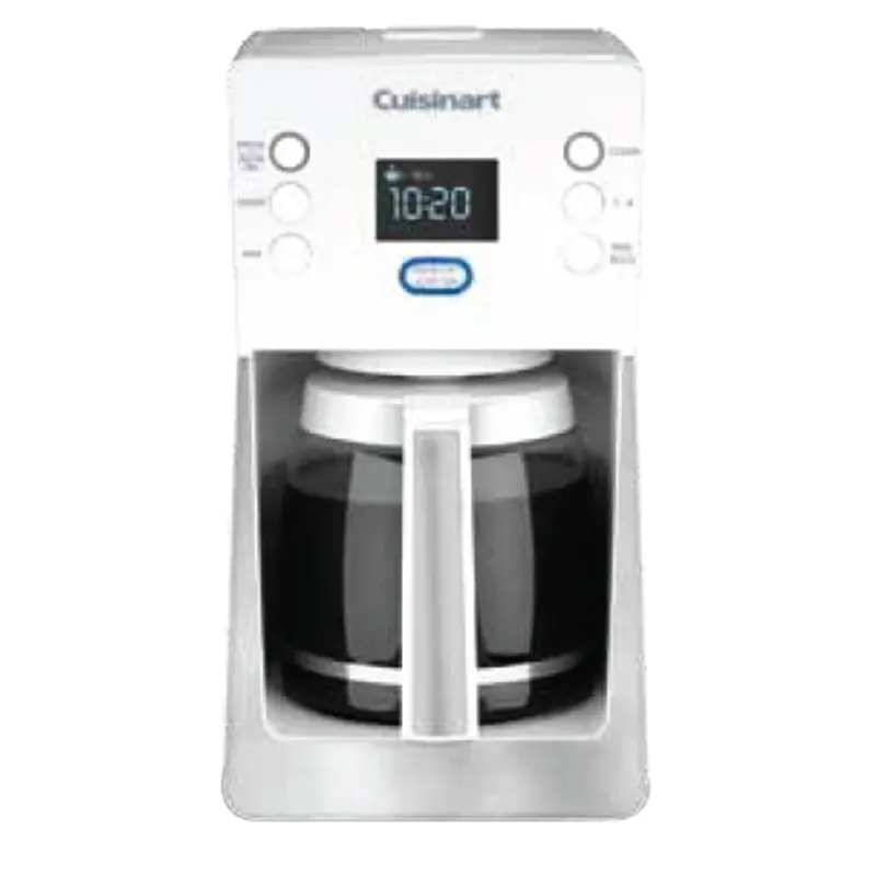 Dcc-2800 14-Cup White Glass Carafe Coffee Maker With Perfect Temp 1