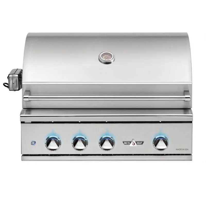Delta Heat 32-Inch Built-In Gas Grill – Multi-Fuel Compatible (Dhbq32 Series) 1