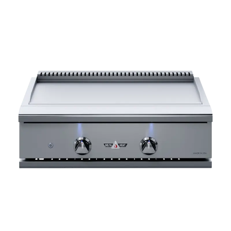 Delta Heat Dhtg32 Teppanyaki Flat Top Grill – 32-Inch Built-In Griddle With Color-Control Panel 1