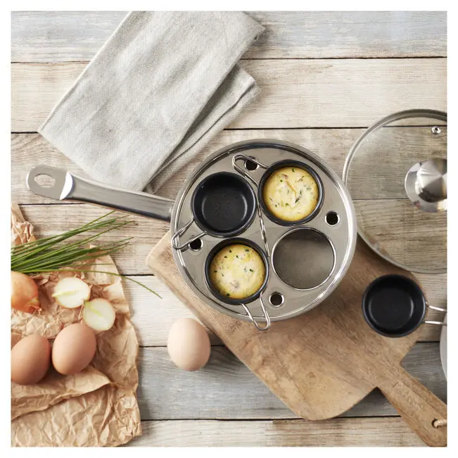 Demeyer Stainless Steel 4-Cup Egg Poacher 1