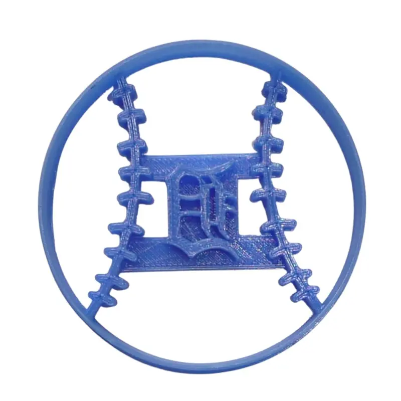 Detroit Tigers Baseball Ball Fondant Cutters – 6-Piece Cupcake Topper Kit, 1.75", Usa-Built 1