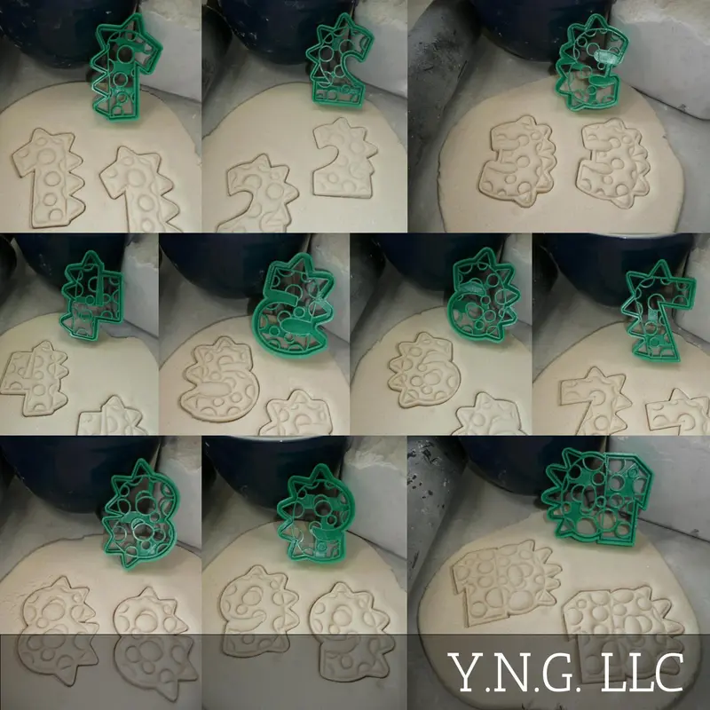 Dinosaur Number Cookie Cutters – 1–10 Counting Set, Made In Usa Pr1651 1