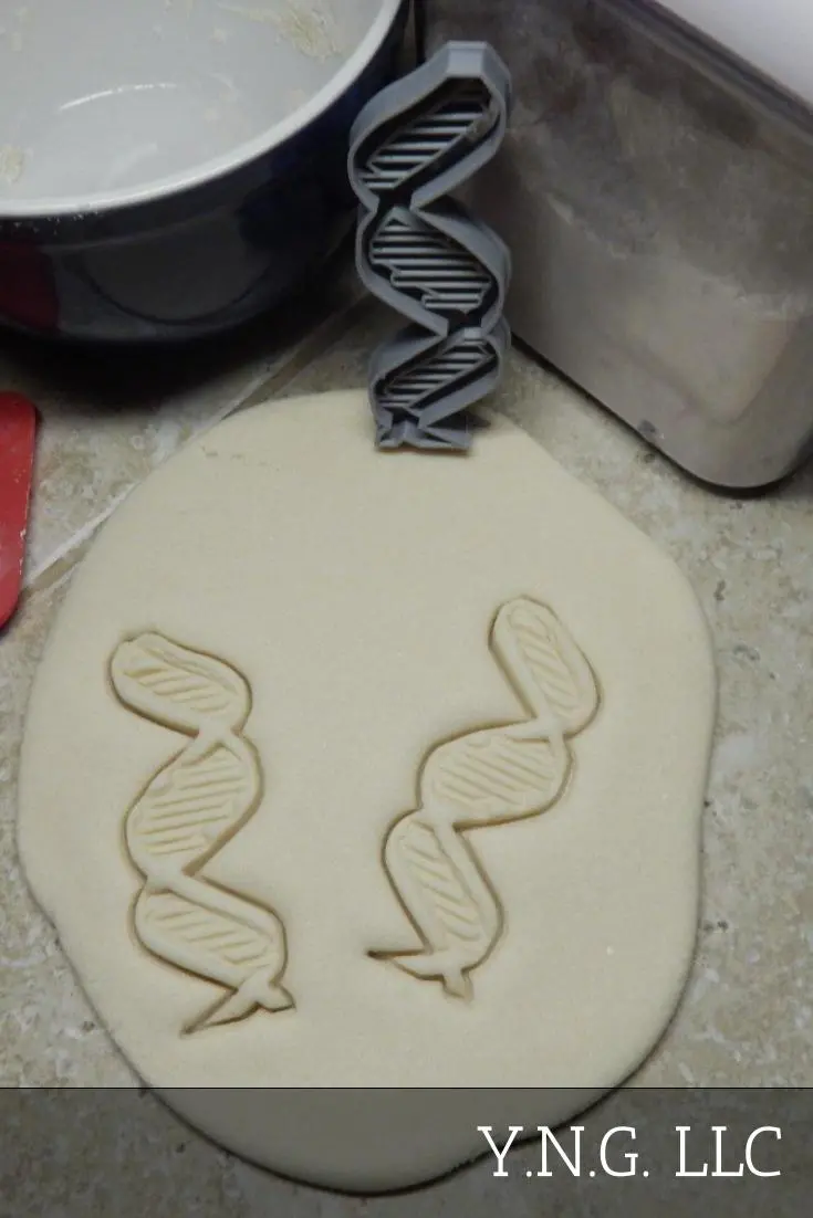 Dna Double Helix Science Cookie Cutter – Usa-Made Genetics & Biology Themed Baking Mold 1