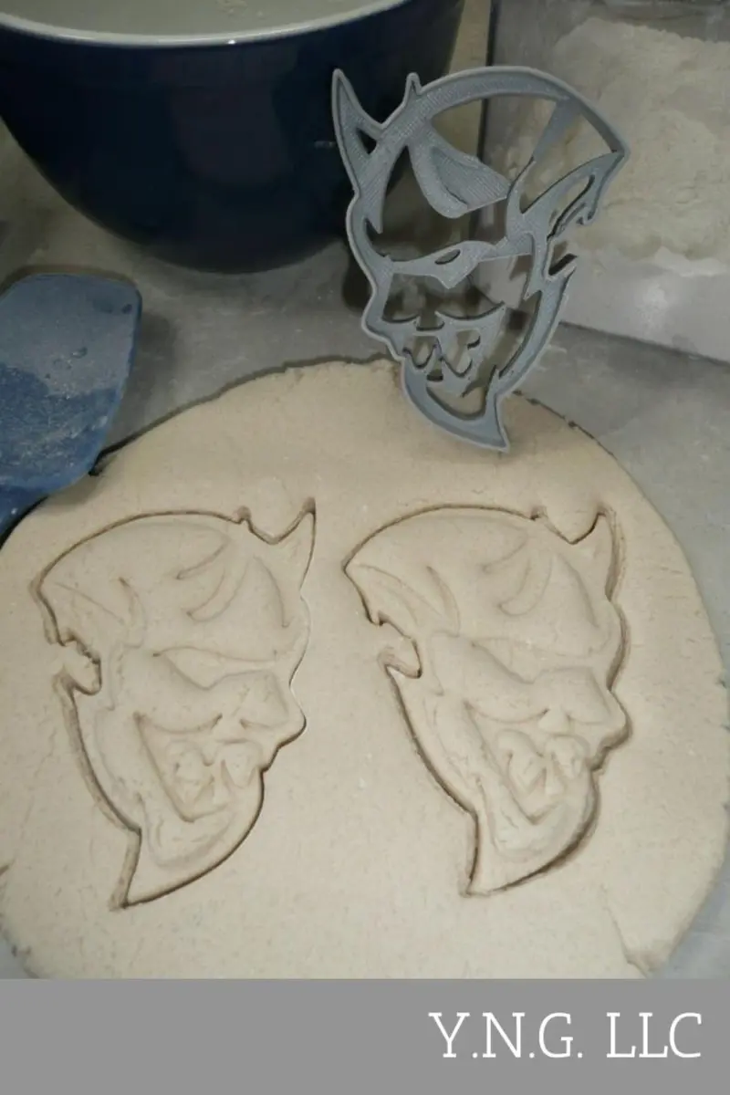 Dodge Challenger Demon Muscle Car Cookie Cutter – High-Performance Design – Pr4467 1