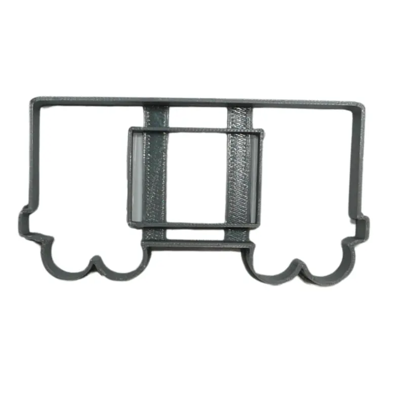 Double-Door Boxcar Fondant Cutter – 6-Piece Freight Train Cupcake Decor, 1.75" Diameter, Usa-Made 1
