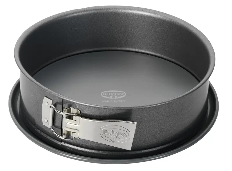 Dr. Oetker Back-Harmonie 24 Cm Leakproof Springform – Grey Enamel & Ceramic-Coated Ring 1