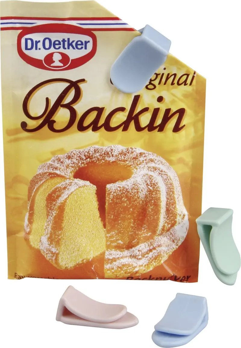 Dr. Oetker Classic Mini Bag Clips – Reusable Food Storage Clamps, 20-Pack 1