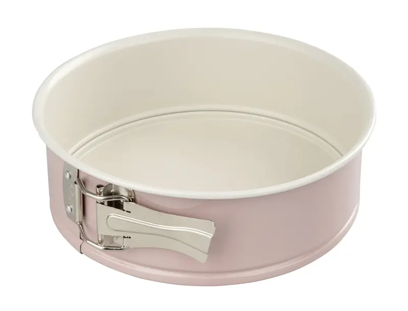 Dr. Oetker Retro Springform Pan – Ceramic Non-Stick Coating, Rose & Crème, 20 × 7 Cm 1