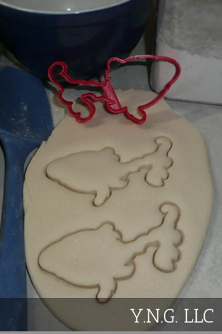 Dr. Seuss One Fish Two Fish Red Fish Cookie Cutter – Inspired By Classic Children'S Book, Usa-Made Pr2475 1