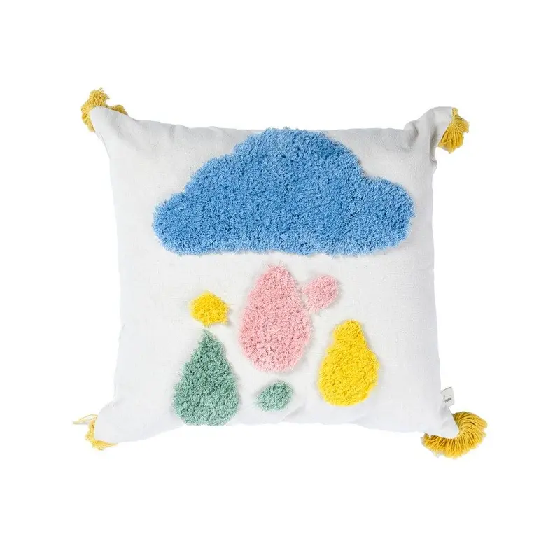 Dreamy Cloud-Embroidered Accent Pillow 1