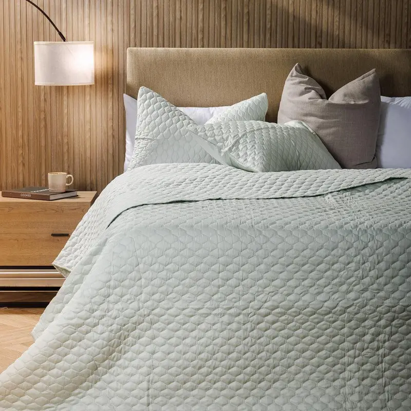 Duck Egg Blue Premium Cotton Quilt – Mist Whisper Series 1