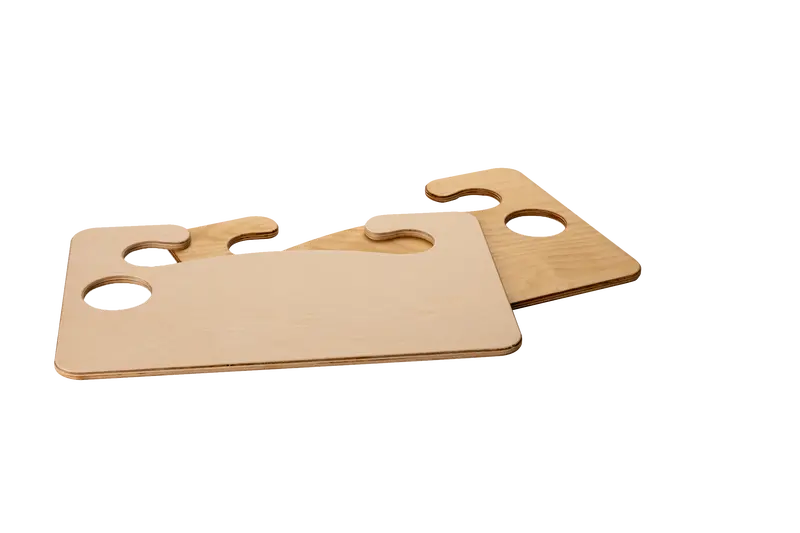 Durable Plywood Car Tray For On-The-Go Use – 16.5" X 11" X 3/8" 1