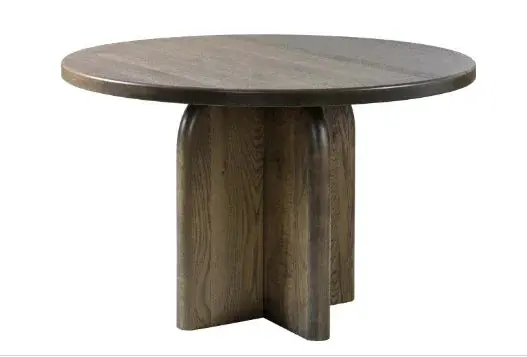 Durham Pedestal Dining Table – Classic Round Or Oval Centerpiece 1