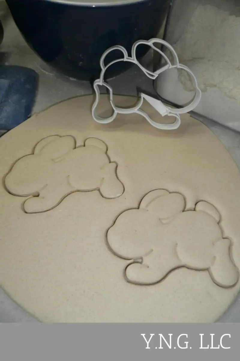 Easter Bunny Cookie Cutter – Running & Jumping Rabbit Shape Baking Tool (Usa Made, Pr4157) 1