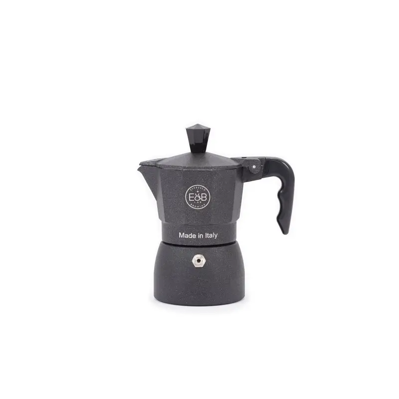 E&B Lab Classic 1-Cup Stovetop Moka Pot – Aluminum 1