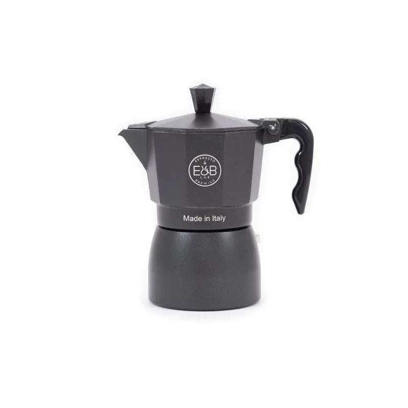 E&B Lab Classic 3-Cup Stovetop Moka Pot – Aluminum 1