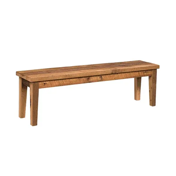 Edinburgh Tufted Bench With Nailhead Trim And Walnut Legs 1