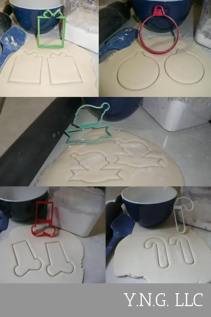 Elf Helper Cookie Cutters – Santa’S Workshop Christmas Theme – 5-Piece Set, Usa-Made 1