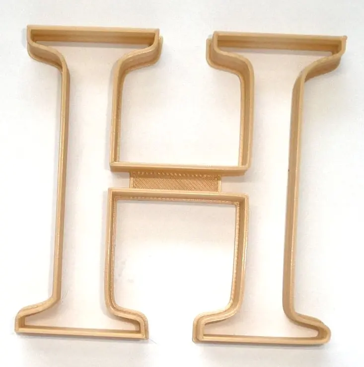 Eta Greek Letter Fondant Cutter – 6-Count 1.75" Cupcake Topper Kit 1