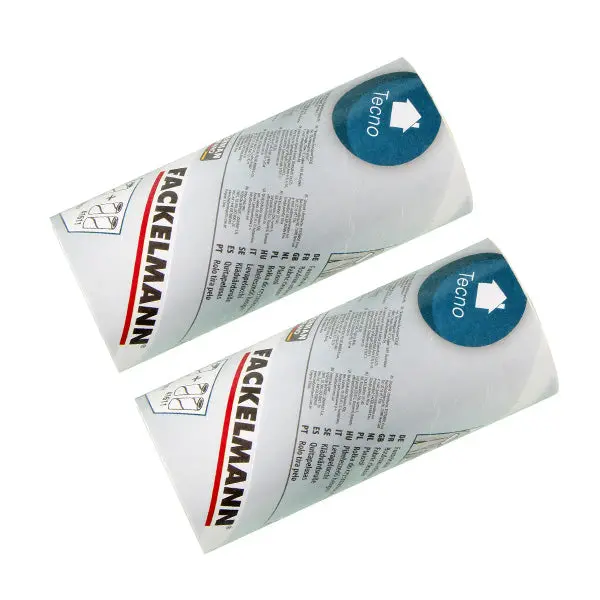 Fackelmann Compact Fabric Cleaner – 100×75Mm, 4M Roll, Twin Pack White Refills 1
