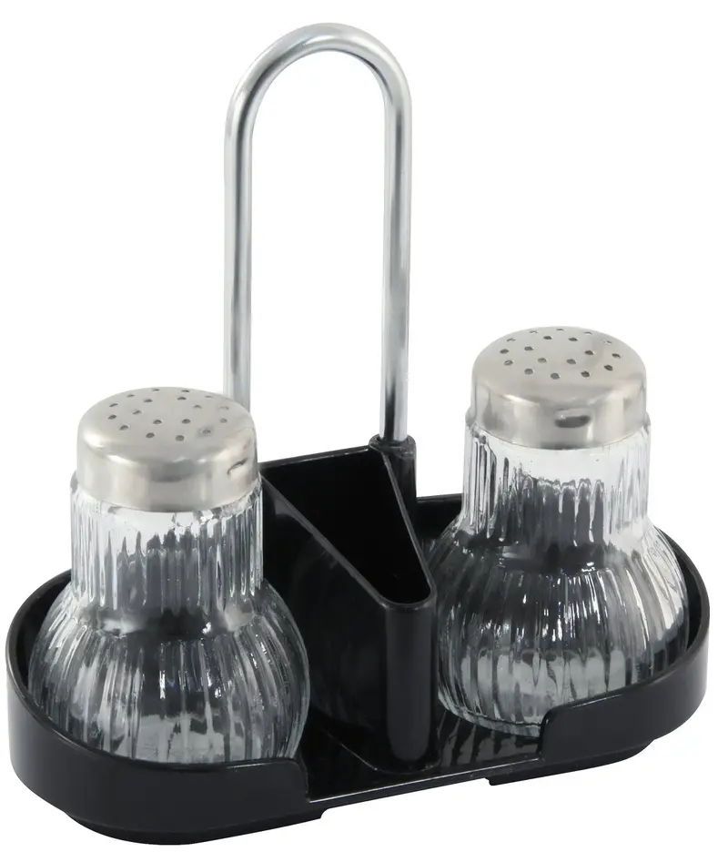 Fackelmann Compact Salt & Pepper Shaker With Integrated Toothpick Compartment 1
