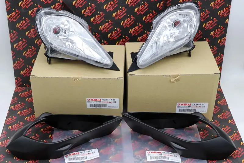 Factory Headlights With Trim Surround For Yamaha Yfz450/Yfz450R/Raptor 700 1